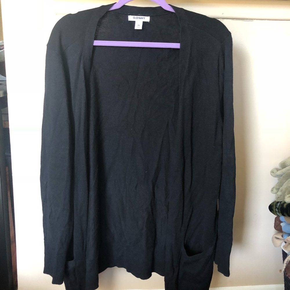 Long Sleeve Black Cardigan